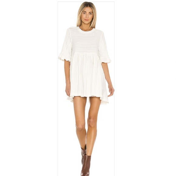 Free People Dresses & Skirts - Free People Take a Spin Tunic Dress Ivory Small NWT